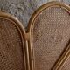 Vintage rattan shell light - bohemian chic spirit