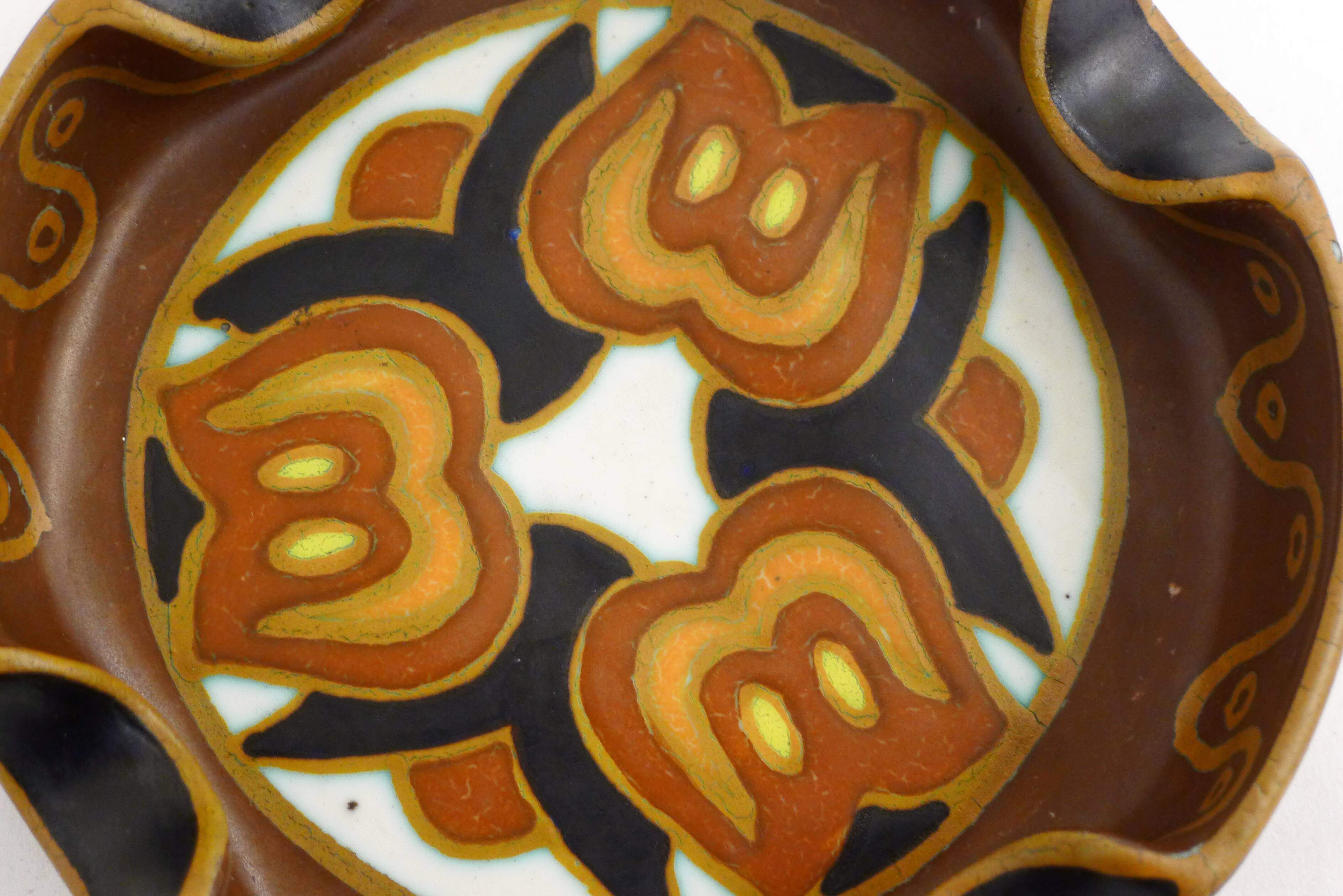 Boch Keramis Art Deco Ashtray