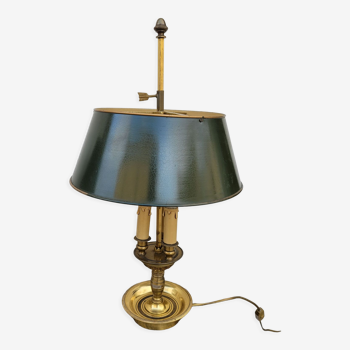 Empire style hot water bottle lamp in bronze