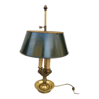 Empire style hot water bottle lamp in bronze