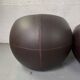 Brown Leather Ball Chair by Finn Stone