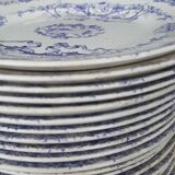 Lot d'assiettes à dessert du XIX ème siècle