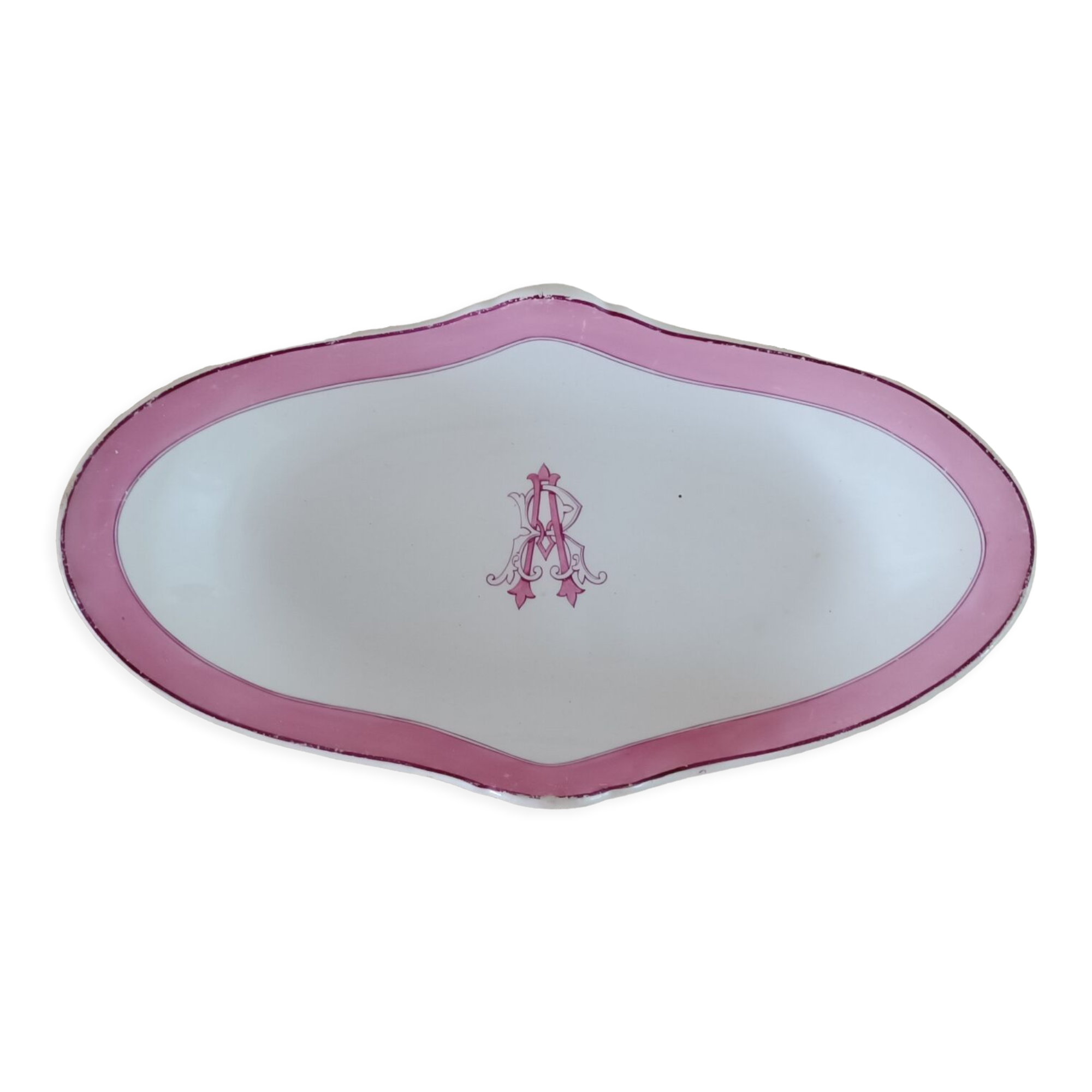 Ravier terre de fer Bordeaux Vieillard monogram AR