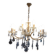 Chandelier with 9 lights - perfect working condition - No missing parts