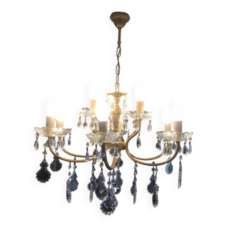 Chandelier with 9 lights - perfect working condition - No missing parts