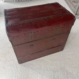 Grande Malle « au bon marché Paris » vintage des années 1900