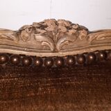 Brown Louis XV style armchair