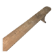 Raw wooden bench