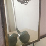 Mirror barber brass tryptic, 1930