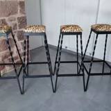 4 brutalist stools from 1950