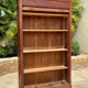 Filing cabinet with curtain