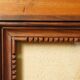 Old “diamond point” frame in solid wood