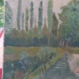 painting on canvas from 1911