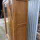 Mid-century vintage Scandinavian 1950s Parisian Art Deco wooden wardrobe
