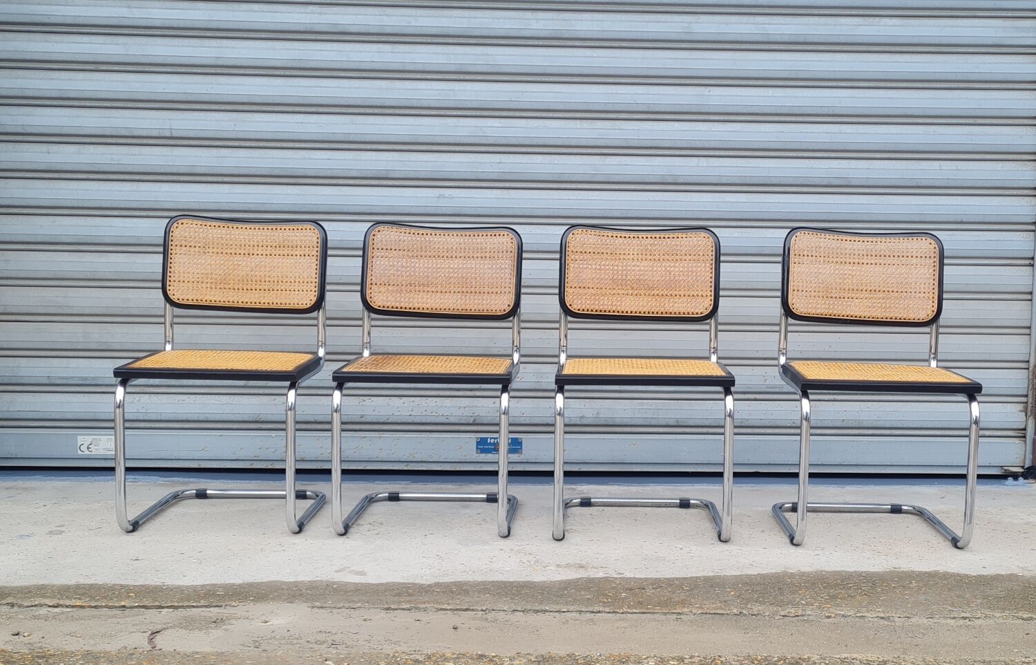 Set of four chairs B32 cesca Marcel Breuer
