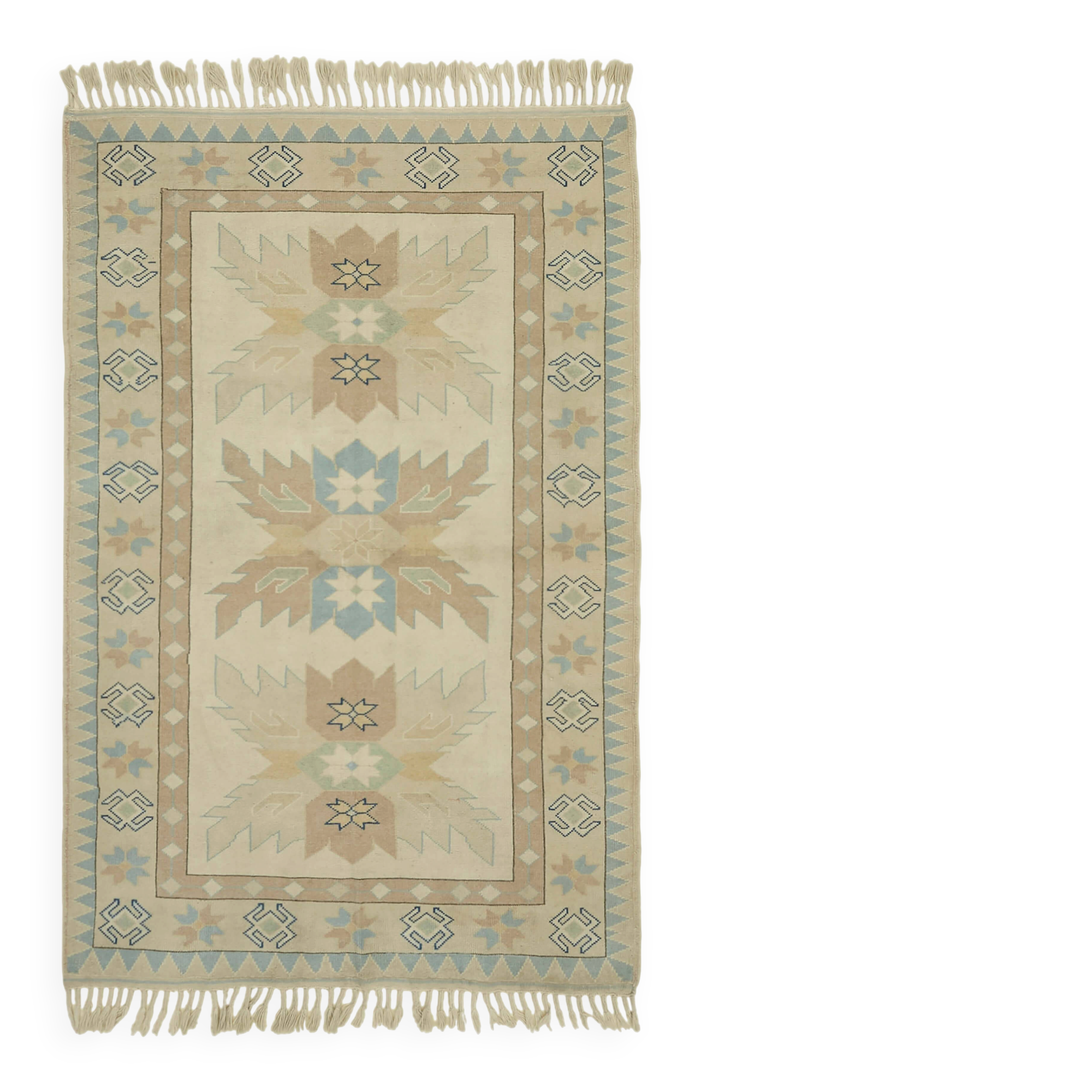 Tapis vintage anatolien turc 151 cm x 226 cm