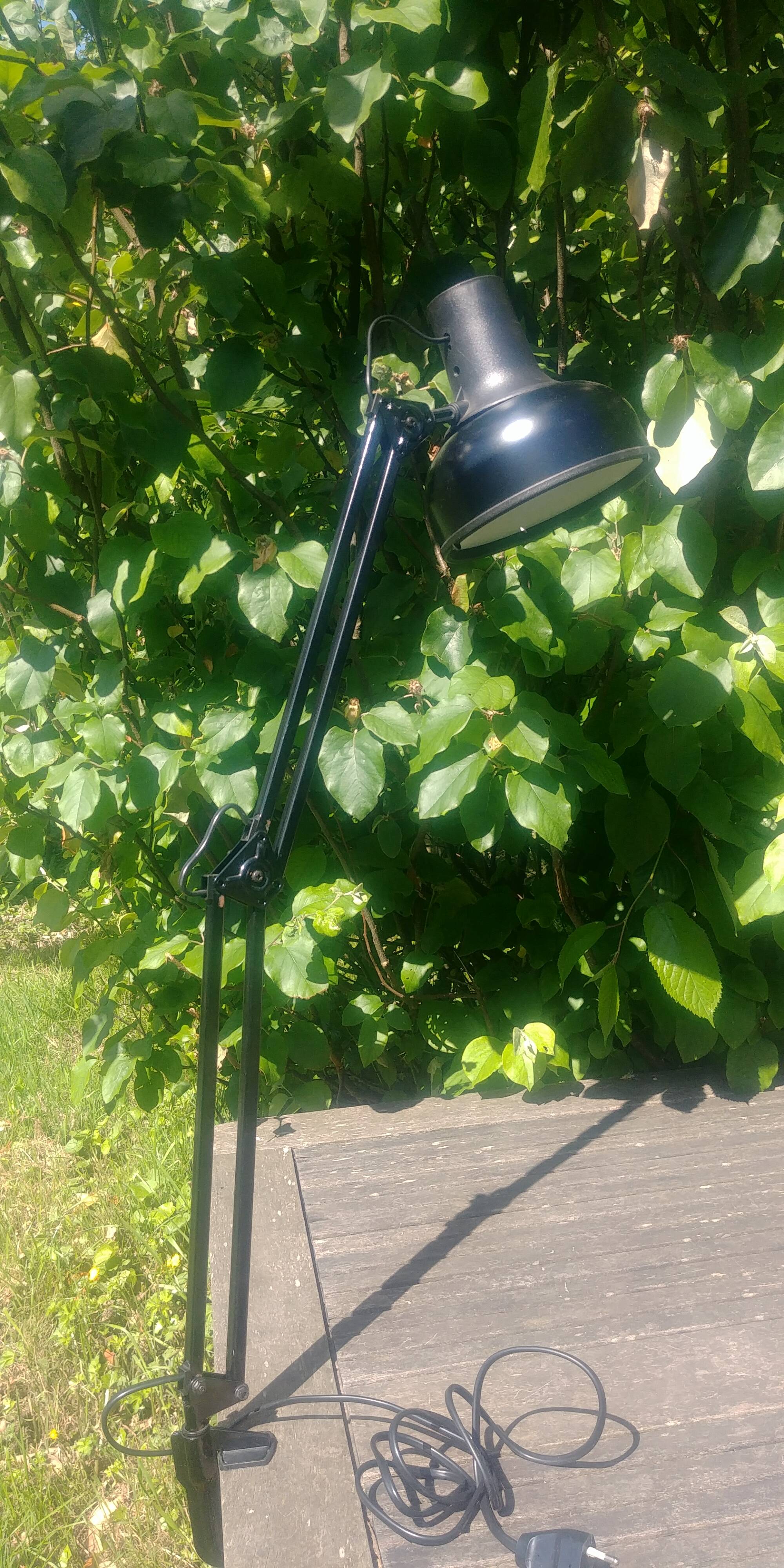 Old architect's lamp, new in original box, Relux brand, black