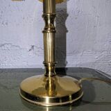 Gold metal bedside lamp