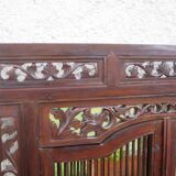 Large Indonesian shutter window mirror 120 x 130