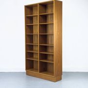 Large vintage teak bookshelf by Hundevad & Co., 1960s