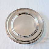 Round tray or large platter in silver metal christofle model gallia malmaison