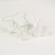 Mid Century pair of vases - glass vessels, Littala, designed by Alvar Aalto, Finland, 1980s.