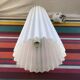 Former scandinavian design hanging opaline white draped made vintage hand
