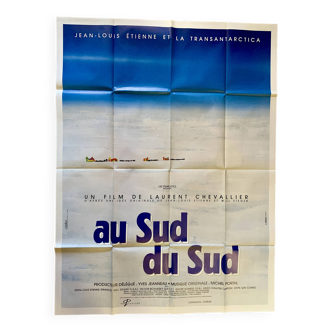 Affiche originale du film documentaire "Au sud du sud" (1991)