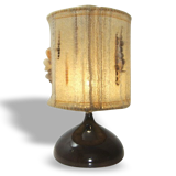 Seventies table lamp signed