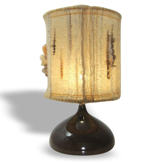 Seventies table lamp signed