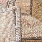 2x9 Soft Pastel Brown & Beige Turkish Runner Rug, 61x266Cm SK 21389