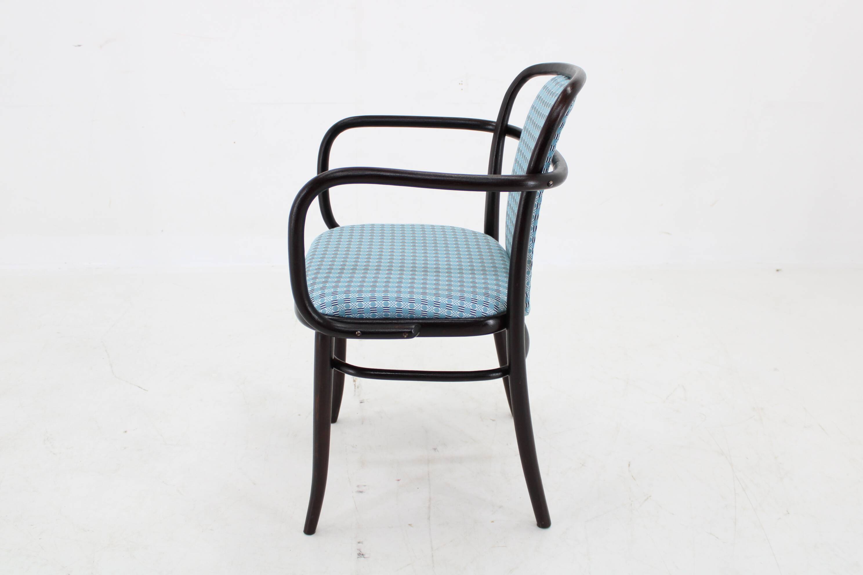 1970s Beech Bentwood Chair by Ton ,Czechoslovakia