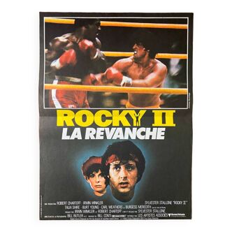 Affiche cinéma originale "Rocky II" Sylvester Stallone 40x60cm 1979