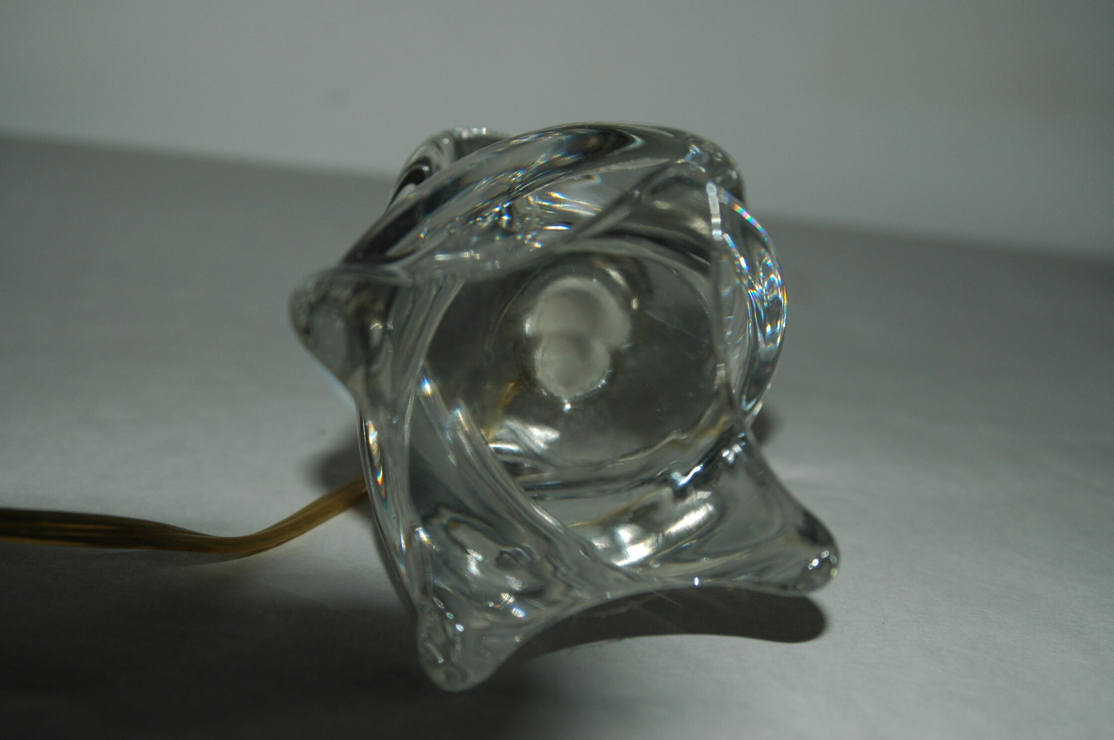 St Louis crystal lamp foot