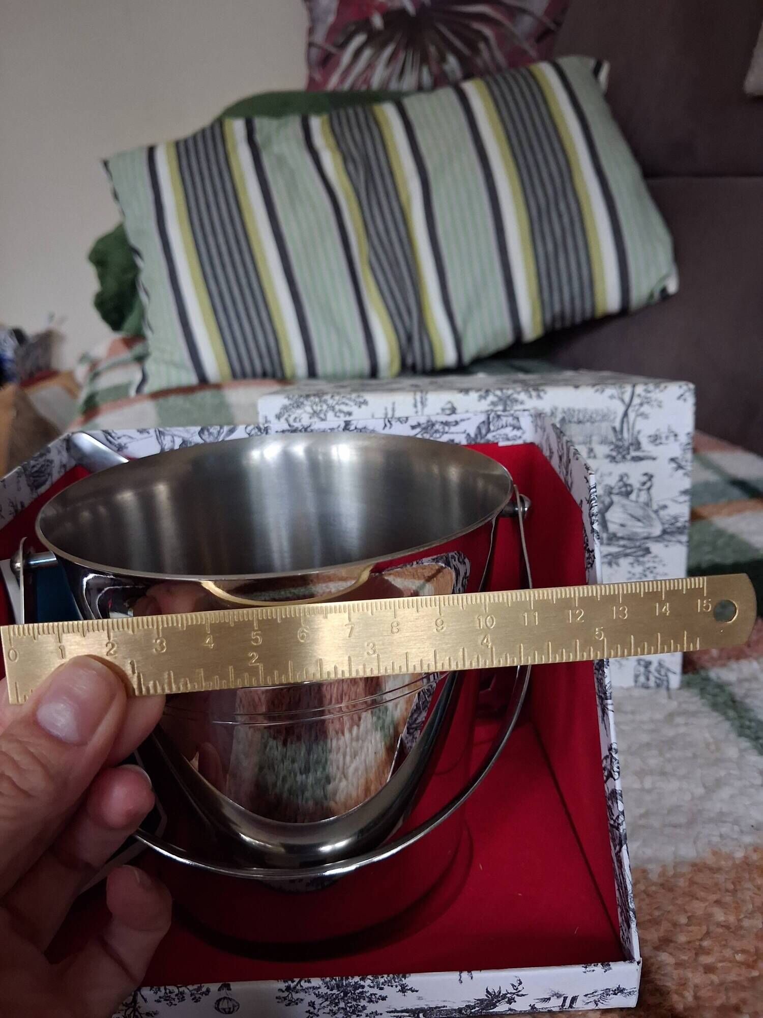 Full set vintage ice bucket by Guy Degrenne
