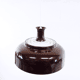 Metal bell hanging lamp, Sweden, 1960