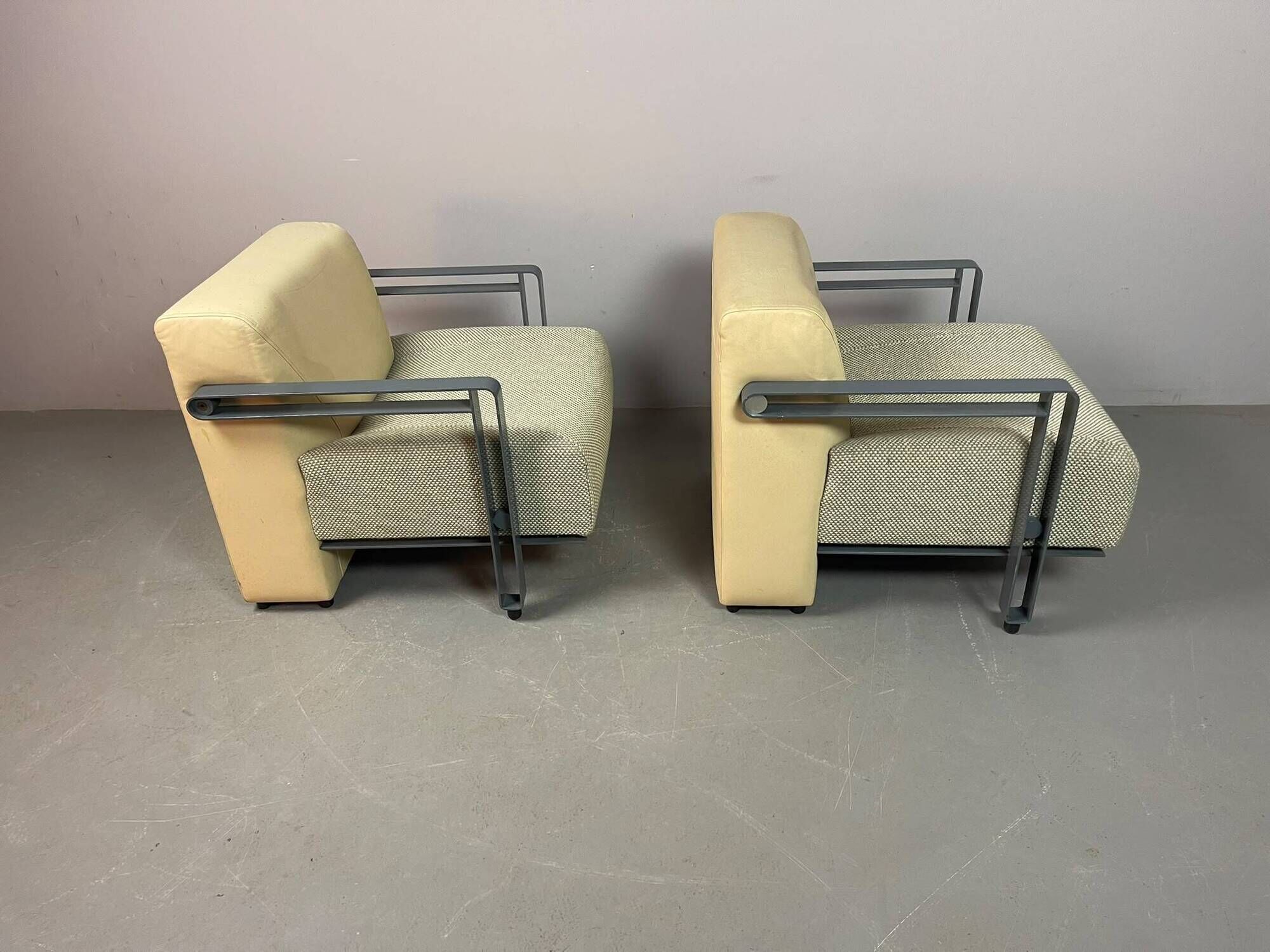 Pair of Artifort Model 952 “Transformation” Lounge Chairs by Hans de Wit.