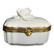 Limoges, 20th century slip porcelain pillbox display object