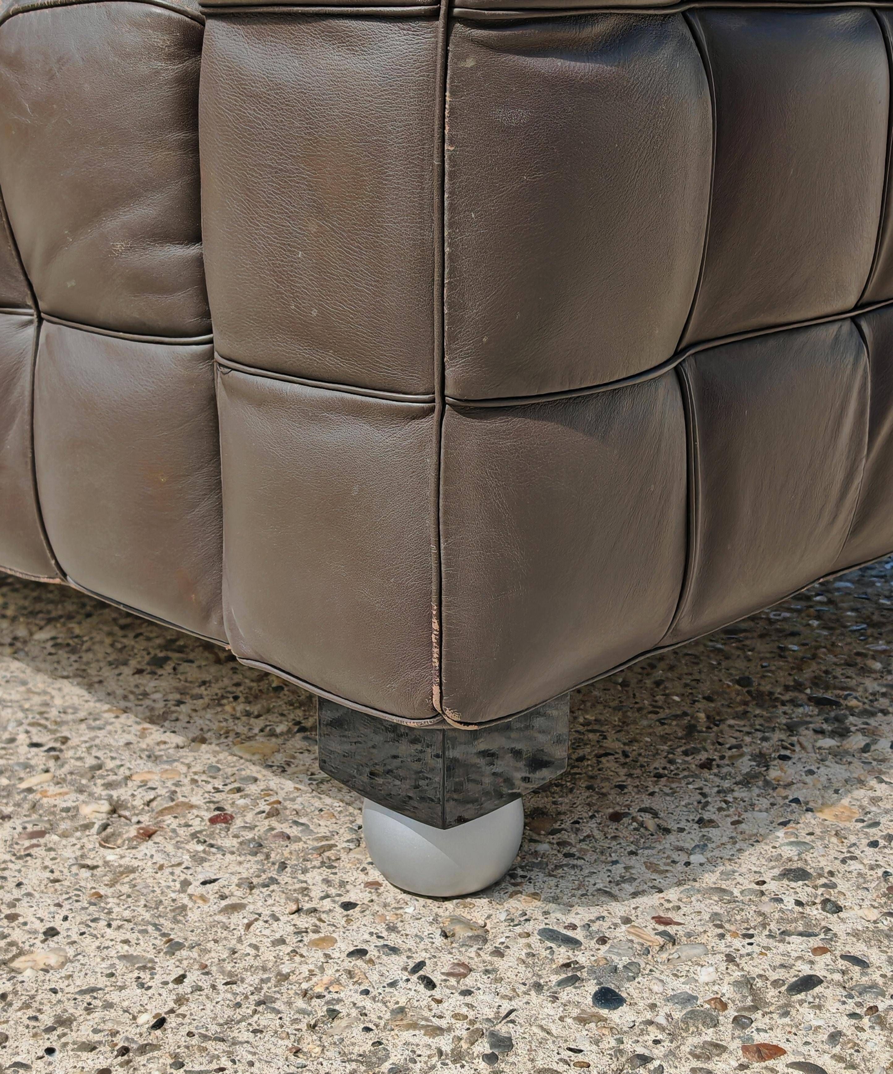 Fauteuil Vienna Secession Kubus par Josef Hoffmann, fabriqué par Wittmann