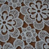 Lace/macrame tablecloth 147 cm/226 cm