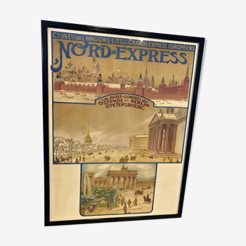 Lithography Theo Van Rysselberghe - North Express