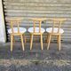 (Lot) 3 Chaises Sauthon Italie Années 70s/80s