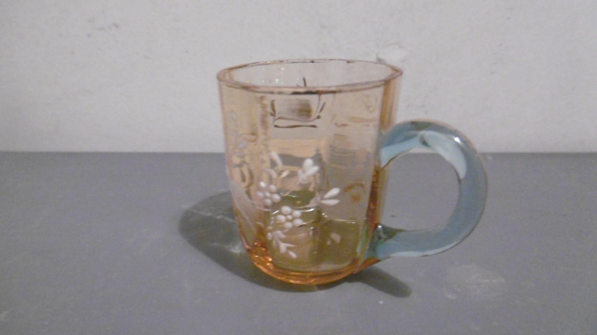 Service a liqueur carafe et verres verre emailé