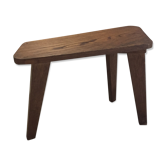 Table d'appoint tripode en chêne 1950