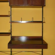 Modular library Urio in teak by Ico & Luisa Parisi for MIM, Rome, 1960s.