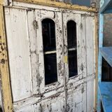 Sideboard in pale yellow lacquered teak