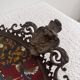 Large Japanese-style cloisonné enamel platter – Samurai decoration – Late 19th century