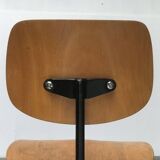 German SE 68 chair from the early Mid-Century by Egon Eiermann for Wilde+Spieth.