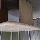 Travertine square coffee table 70/80