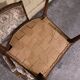 Pair of antique carved wooden armchairs